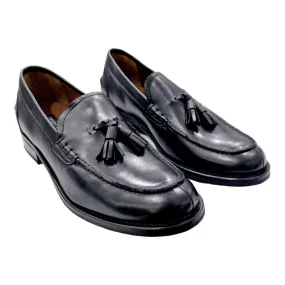 ZAPATO MOCASÍN CON BORLAS HOMBRE SERGIO SERRANO NEGRO